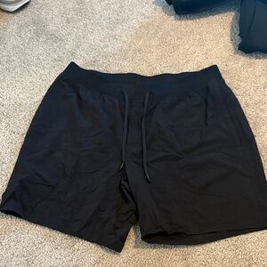Athletic Black Men's Shorts